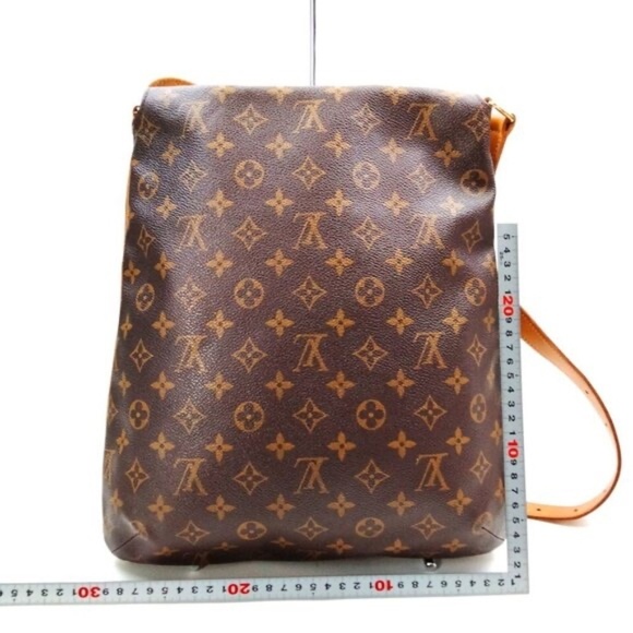 100% Authentic Louis Vuitton Musette Brown Monogram Shoulder Bag - Picture 2 of 9